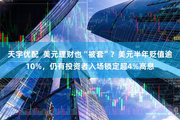 天宇优配  美元理财也“被套”？美元半年贬值逾10%，仍有投资者入场锁定超4%高息