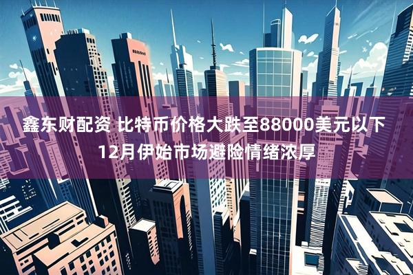 鑫东财配资 比特币价格大跌至88000美元以下 12月伊始市场避险情绪浓厚